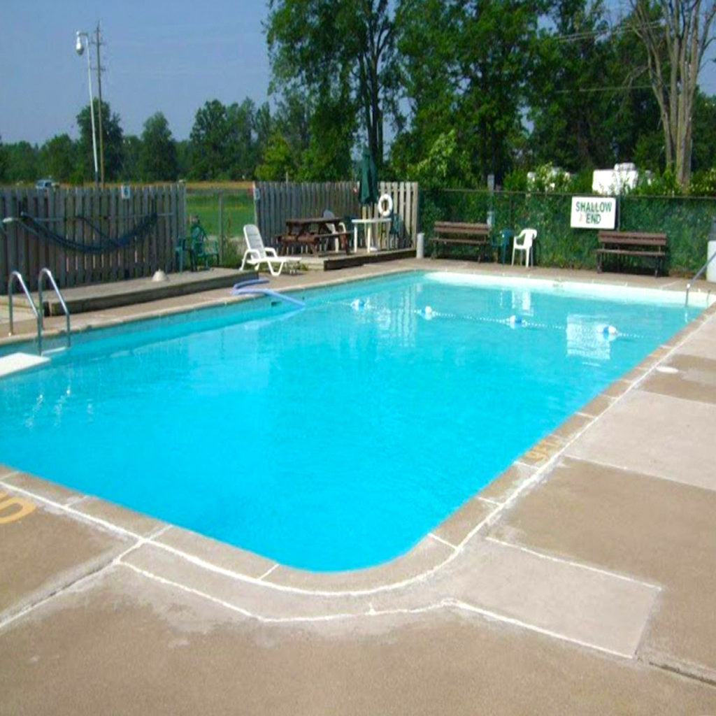 An outdoor pool.